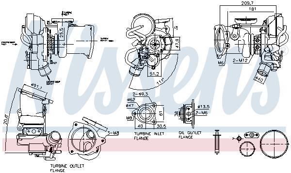 Turbocompressor NISSENS 93451
