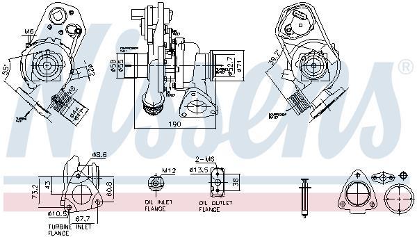 Turbocompressor NISSENS 93486