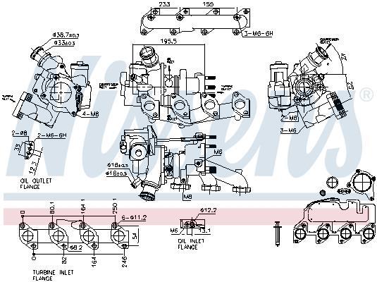Turbocompresor NISSENS ref. 93500