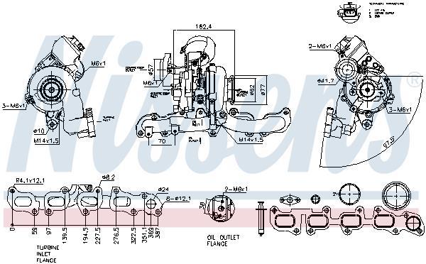 Turbocompresor NISSENS ref. 93547