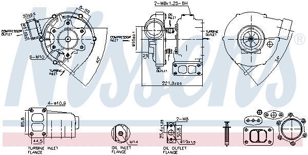 Turbocompresor NISSENS ref. 93578
