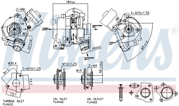Turbocompresor NISSENS ref. 93937
