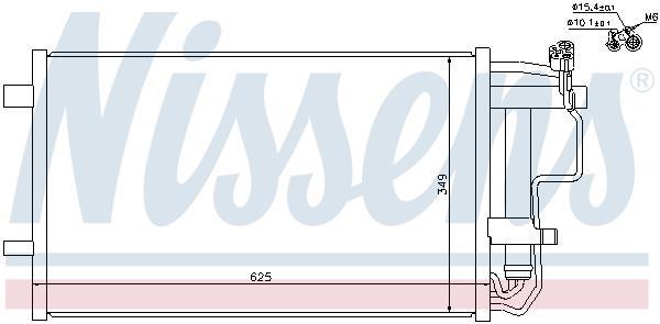 Condenseur, climatisation (Radiateur de climatisation) NISSENS ref. 940149