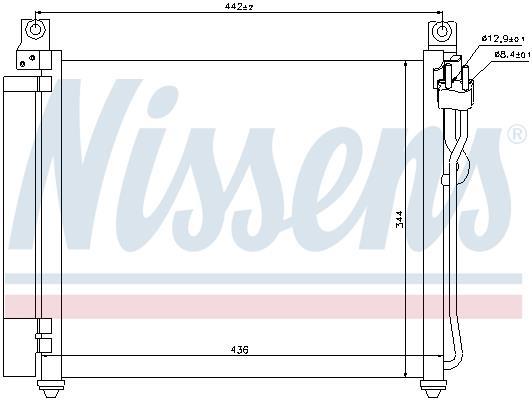 Condenseur, climatisation (Radiateur de climatisation) NISSENS 940172