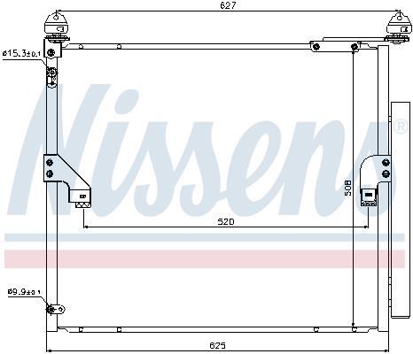 Condensador de climatização NISSENS ref. 940367