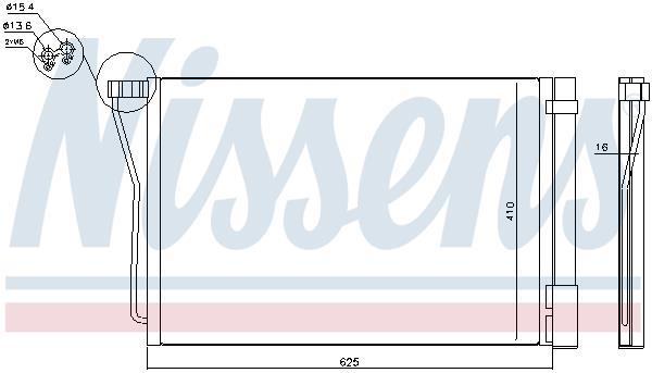 Condensador, aire acondicionado NISSENS ref. 940418