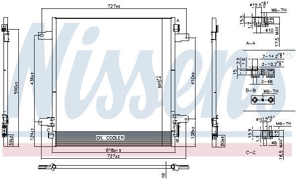 Condenseur, climatisation (Radiateur de climatisation) NISSENS 940619