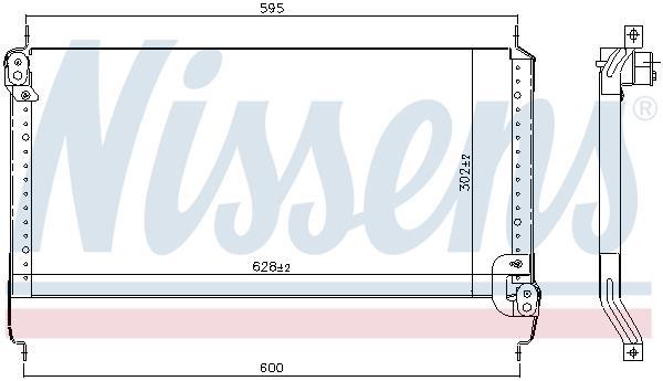 Condensador, aire acondicionado NISSENS ref. 94195