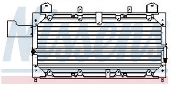 Condenseur, climatisation (Radiateur de climatisation) NISSENS 94318