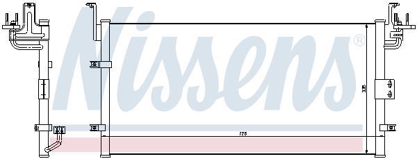 Condensador, aire acondicionado NISSENS ref. 94447