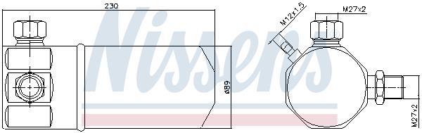 Secador, aire acondicionado NISSENS ref. 95137