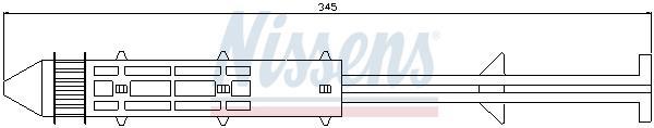 Filtre déshydrateur du circuit de climatisation NISSENS ref. 95326