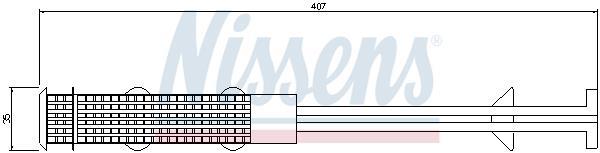 Secador, aire acondicionado NISSENS ref. 95327