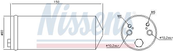 Filtre déshydrateur du circuit de climatisation NISSENS 95413