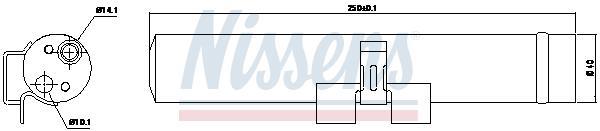 Secador, aire acondicionado NISSENS ref. 95516