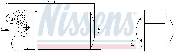 Secador, aire acondicionado NISSENS ref. 95517