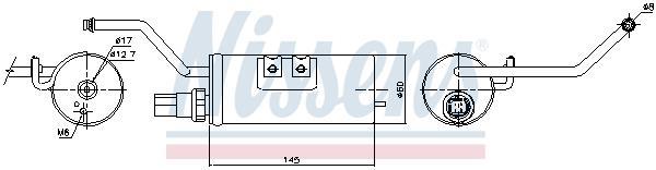 Filtre déshydrateur du circuit de climatisation NISSENS ref. 95529