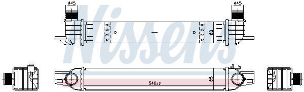 Radiador de admisión, intercooler NISSENS ref. 961336