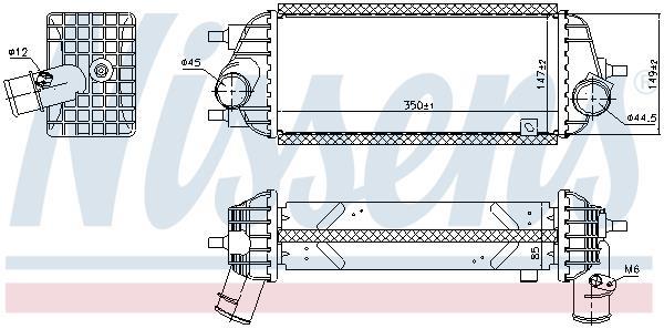 Radiador de admisión, intercooler NISSENS ref. 961442