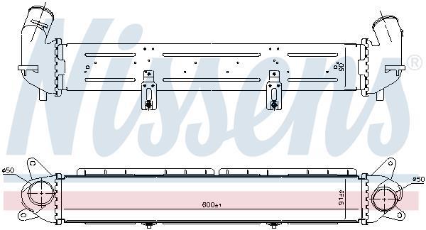 Radiador de admisión, intercooler NISSENS ref. 961490