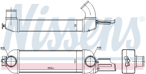 Radiador de admisión, intercooler NISSENS ref. 96179