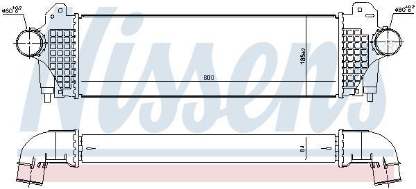 Radiador de admisión, intercooler NISSENS ref. 96245