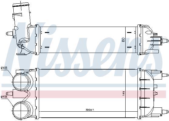 Radiador de admisión, intercooler NISSENS ref. 96437