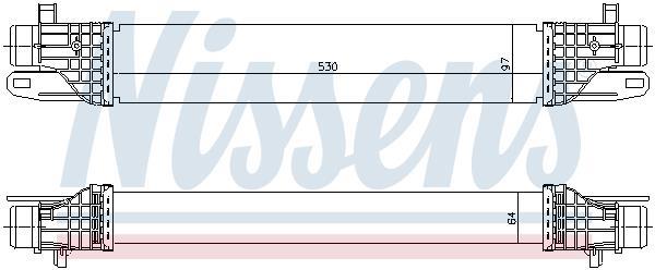 Radiador de admisión, intercooler NISSENS ref. 96506
