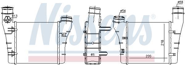 Radiador de admisión, intercooler NISSENS ref. 96549