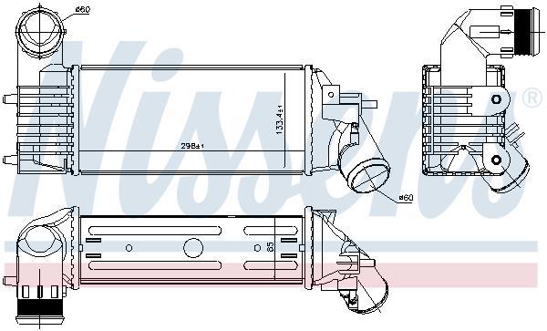 Radiador de admisión, intercooler NISSENS ref. 96765