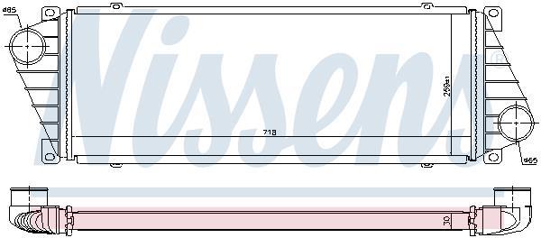 Radiador de admisión, intercooler NISSENS ref. 96842