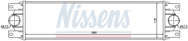 Intercooler, échangeur (Refroidisseur d'air) NISSENS ref. 96890
