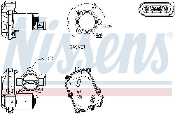 Vanne EGR NISSENS 98419