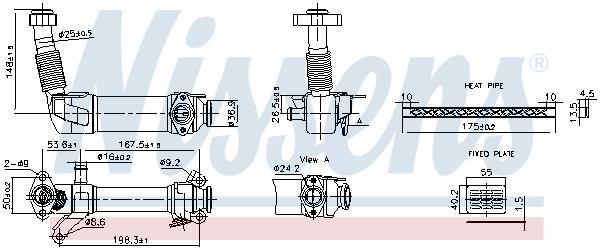 Radiador válvula egr NISSENS ref. 989280