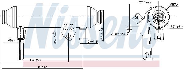 Radiador válvula egr NISSENS ref. 989292