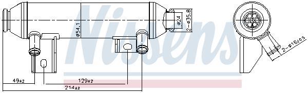 Radiador válvula egr NISSENS ref. 989419