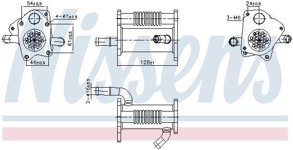 Radiador válvula egr NISSENS ref. 989446