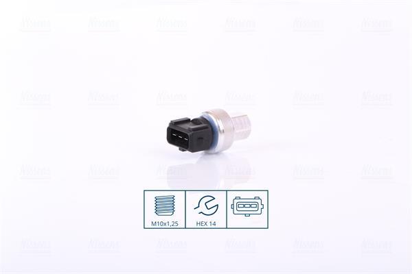 Pressostat, climatisation NISSENS ref. 301067