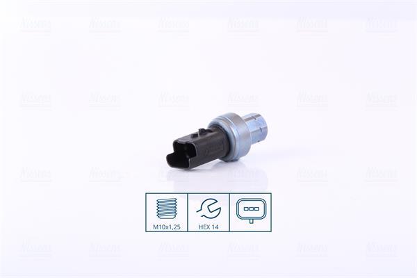 Pressostat, climatisation NISSENS ref. 301104