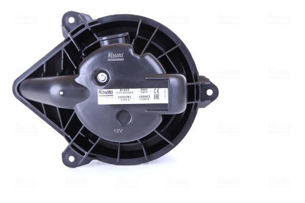 Ventilador de habitáculo NISSENS ref. 87403