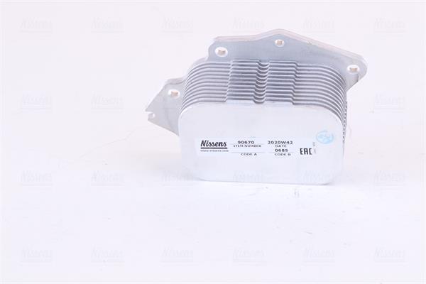 Radiador óleo motor NISSENS ref. 90670