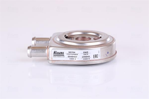 Radiador óleo motor NISSENS ref. 90704