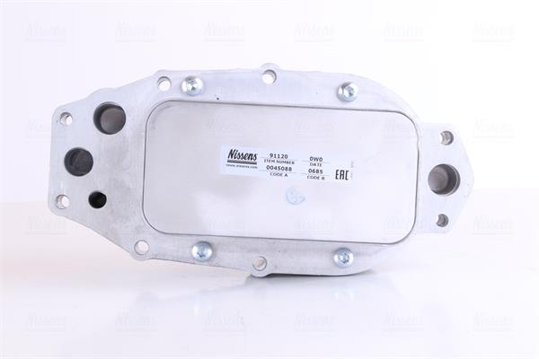 Radiador óleo motor NISSENS ref. 91120