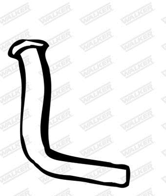 Tuyau d'échappement (Tuyau d'échappement) WALKER 01526