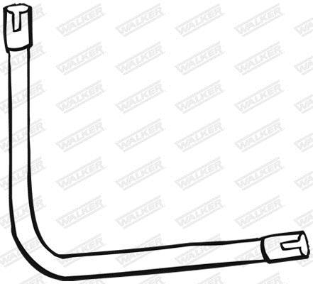 Tuyau d'échappement (Tuyau d'échappement) WALKER 01539