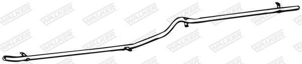 Tuyau d'échappement (Tuyau d'échappement) WALKER 01540