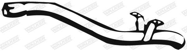 Tuyau d'échappement (Tuyau d'échappement) WALKER 01552