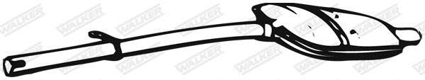 Silencieux avant (Pare flamme) WALKER 01581