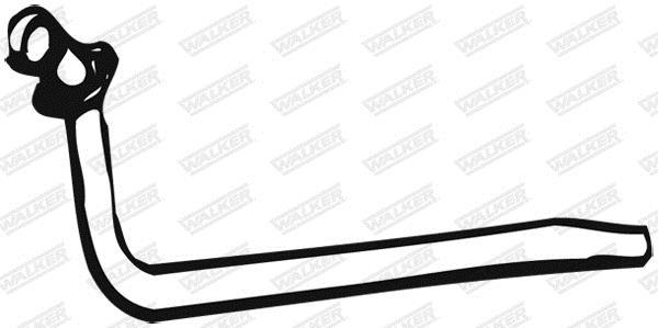 Tuyau d'échappement (Tuyau d'échappement) WALKER 01628