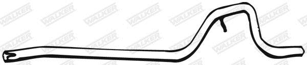 Tuyau d'échappement (Tuyau d'échappement) WALKER 01637